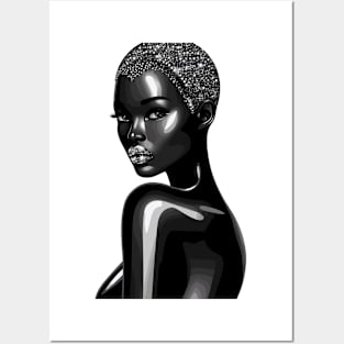 Black Woman Afrocentric Posters and Art